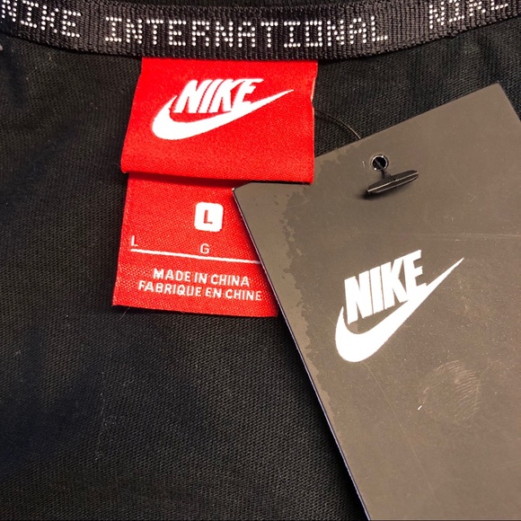 Nike International Racer Back Tank Top Dark Gray - Picture 3 of 4